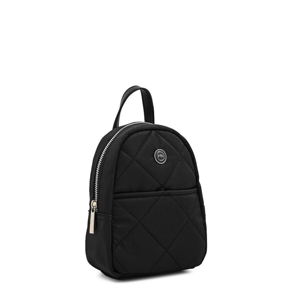 Mochila pequeña fiora negro especial-1