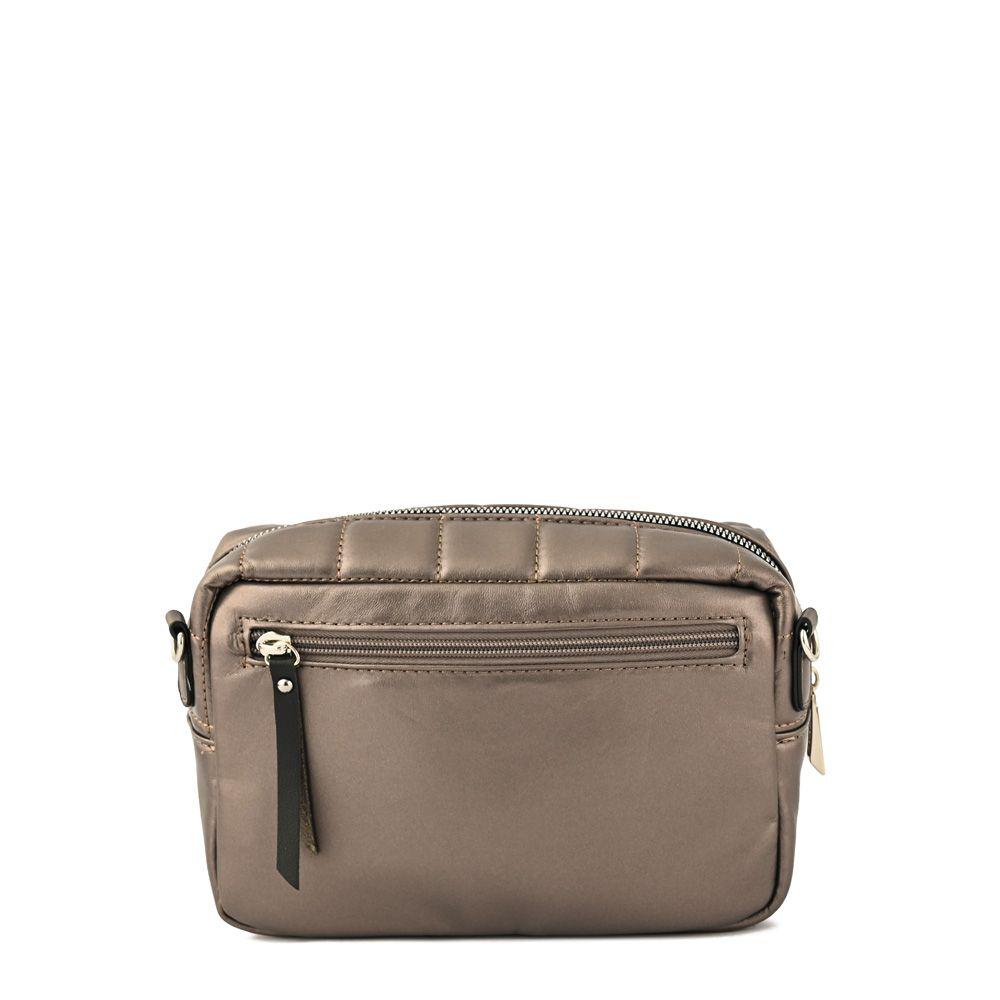 Cartera bandolera mediana aricia plateado oscuro-2