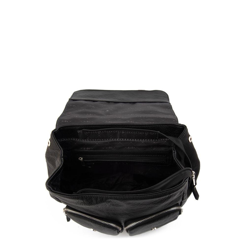 Mochila con tapa mediana erzurum negro especial-3