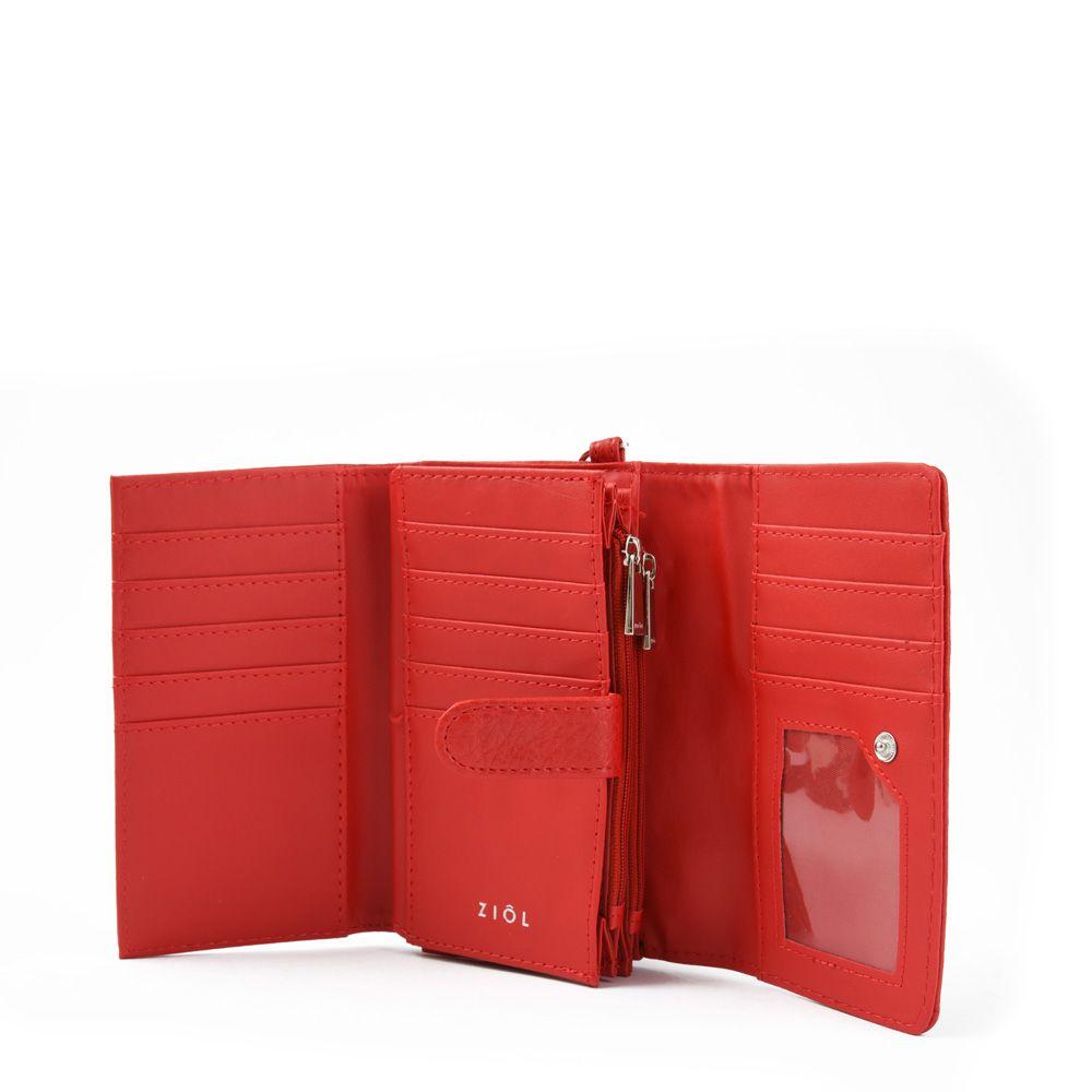 Billetera acordeon mediana famille rojo-2