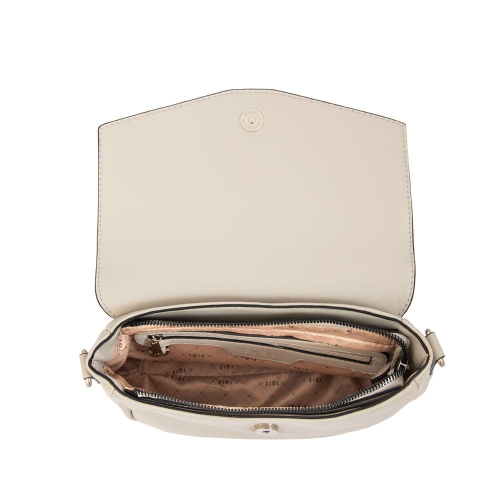 Cartera bandolera raquel pequeña gris-3