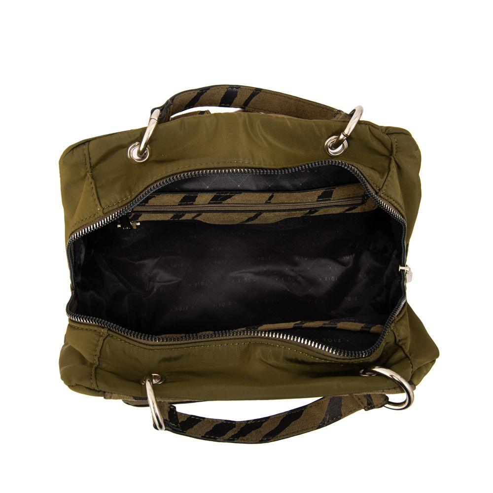 Mochila simoneta mediana verde oliva-3