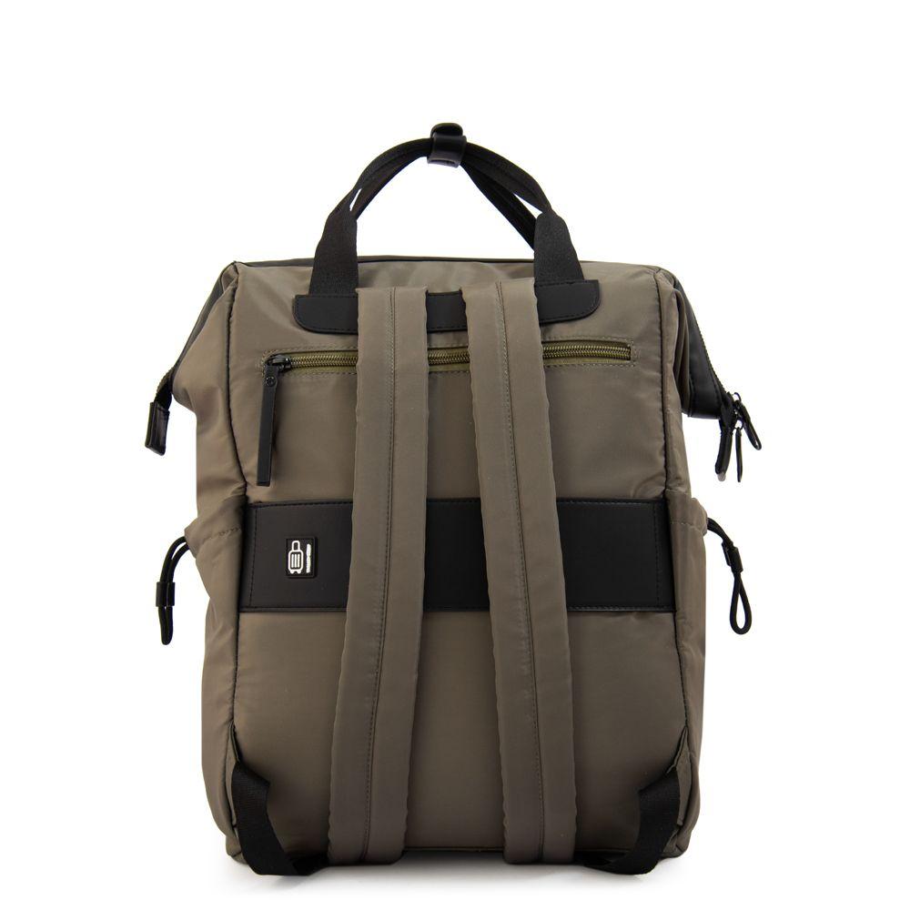 Mochila con colgante pilar grande verde oliva-2