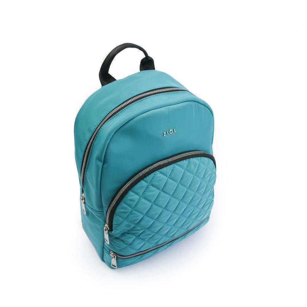 Mochila mediana cotti turquesa-2