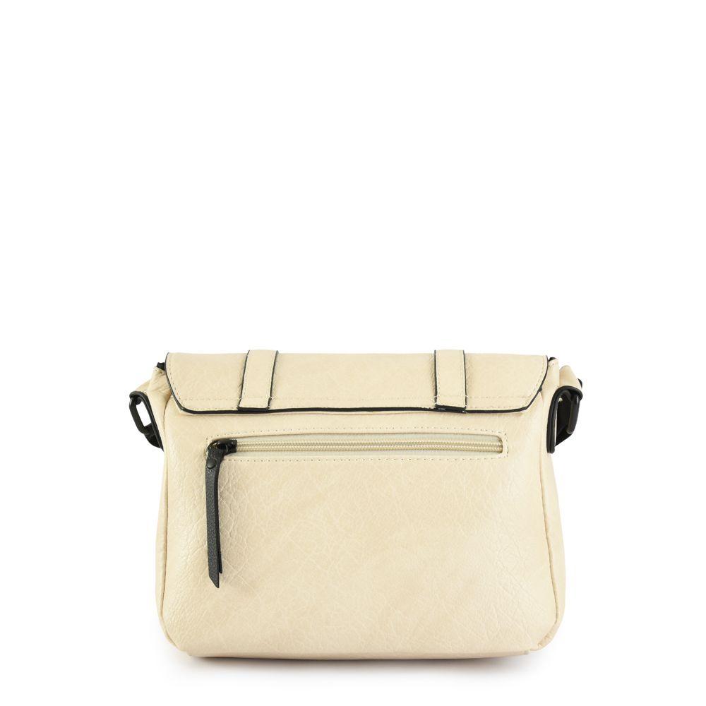 Cartera bandolera con tapa mediana blanchette blanco crudo-2