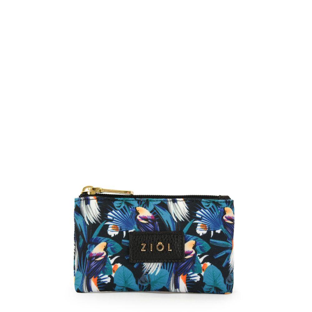 Monedero rectangular pequeña birdi negro-0