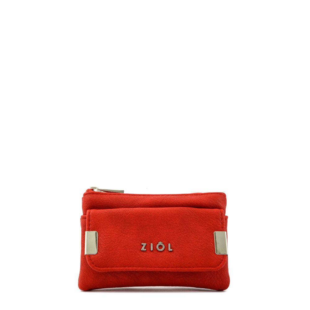 Monedero rectangular pequeña pinu rojo-0