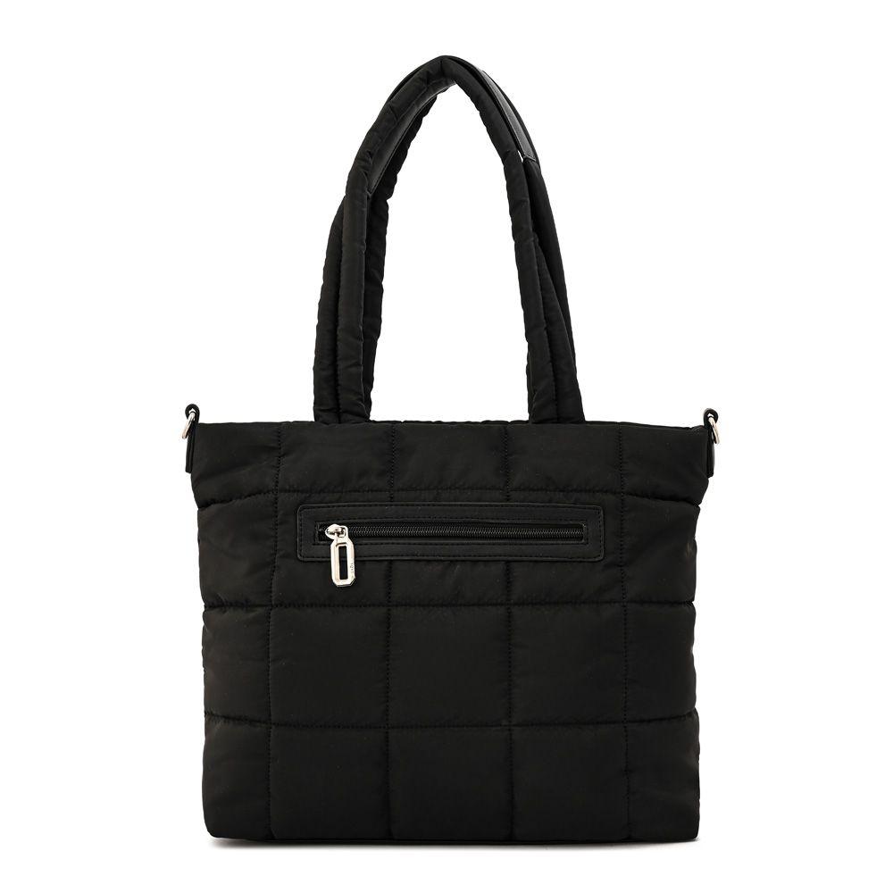 Cartera dos asas mediana nacha negro-2