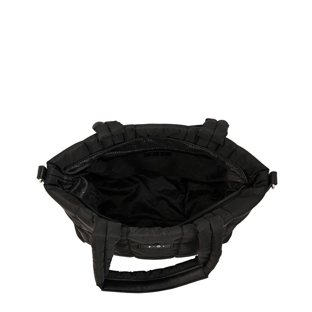Cartera dos asas mediana nacha negro-3