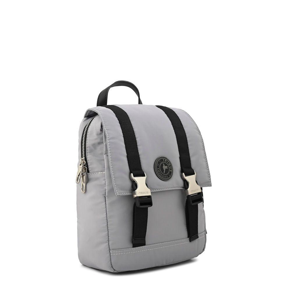 Mochila Mediana Ariel Gris-1