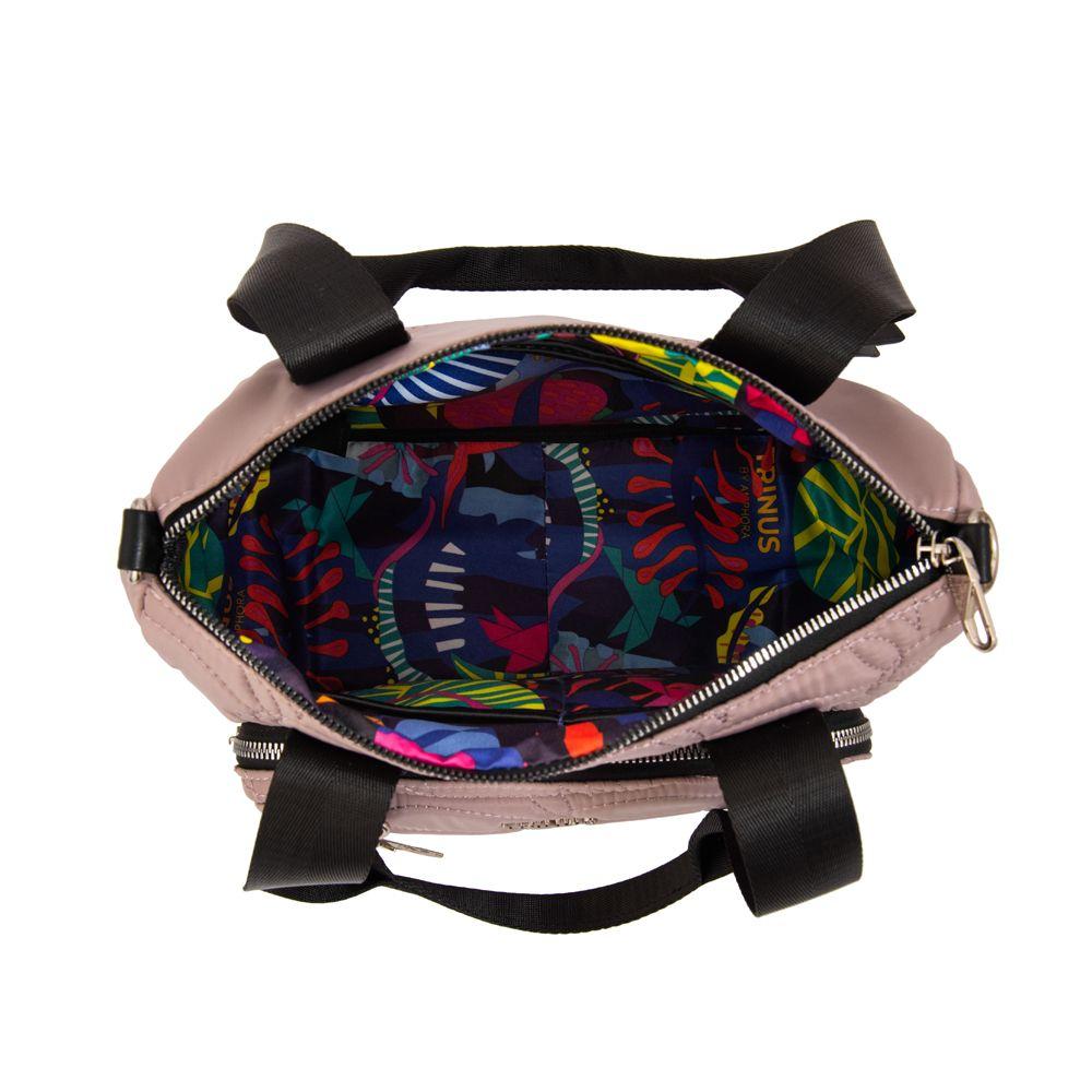 Cartera tote ivanca grande rosa viejo-3