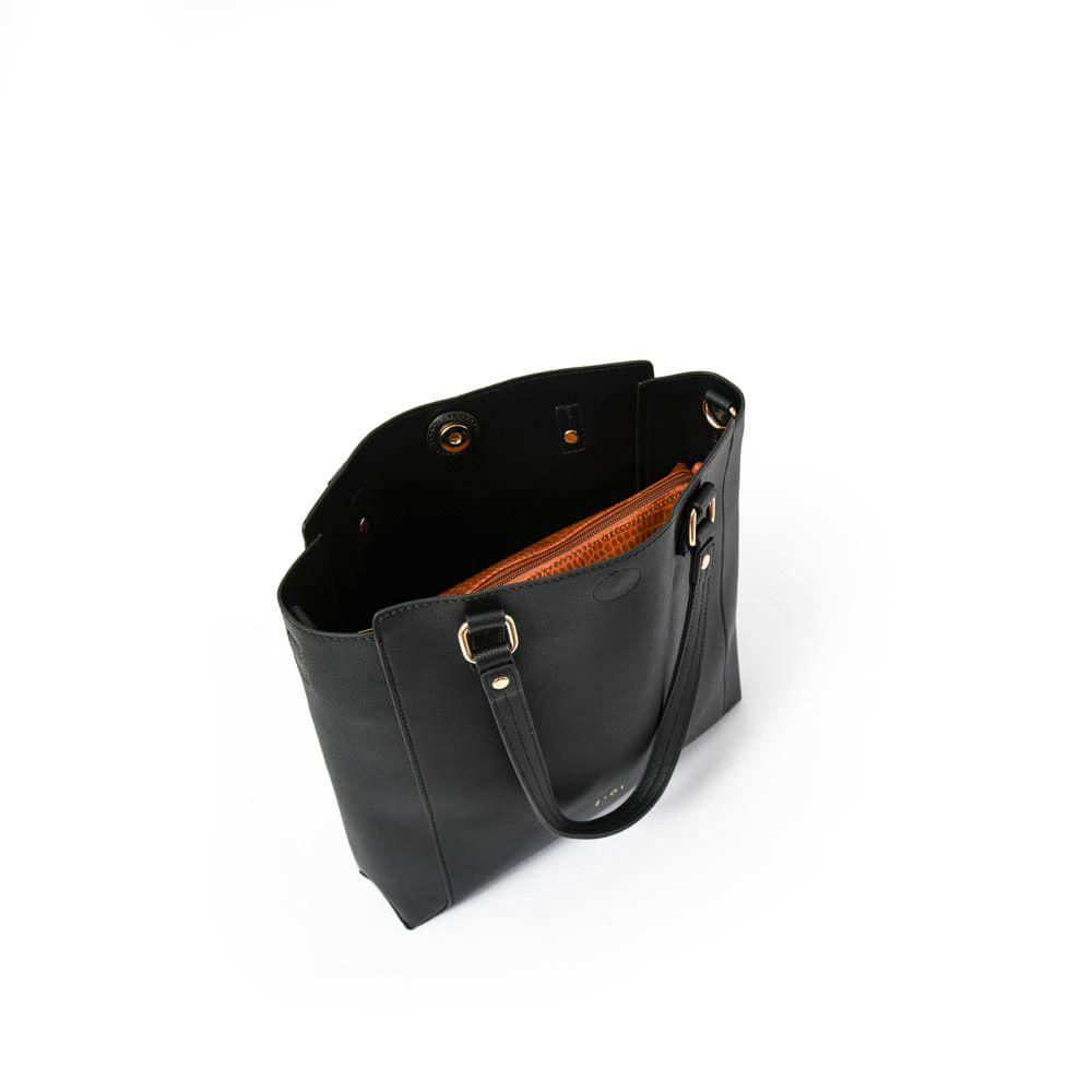 Asalia Cartera Tipo Dos Asas Shopping Negro-1