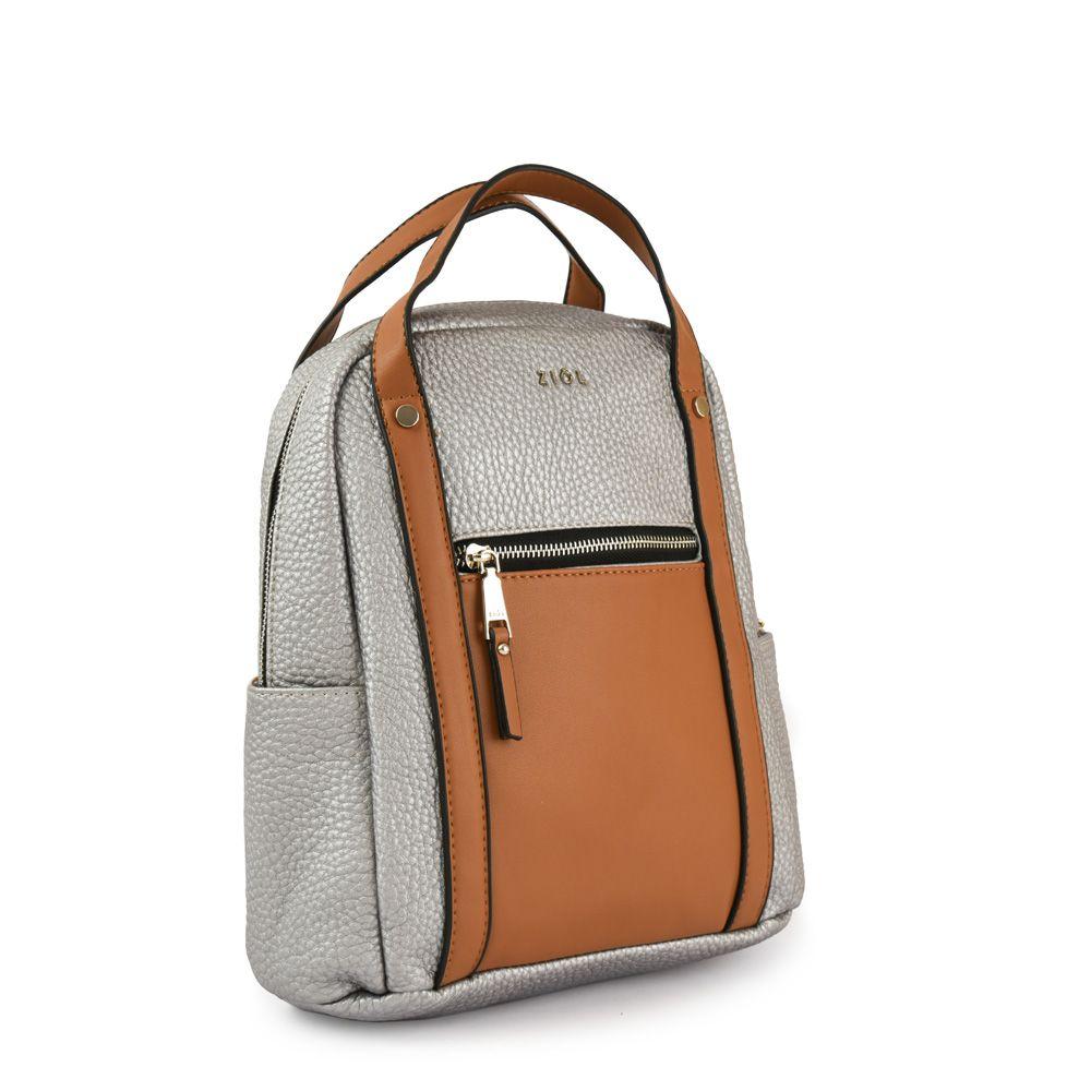 Mochila grande adalberta plateado-1