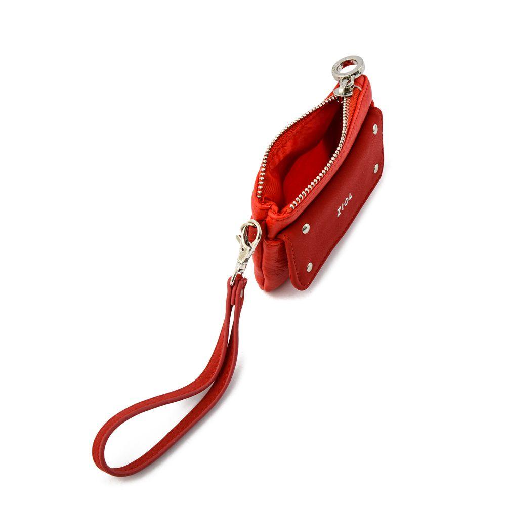 Monedero rectangular pequeña sisian rojo-2