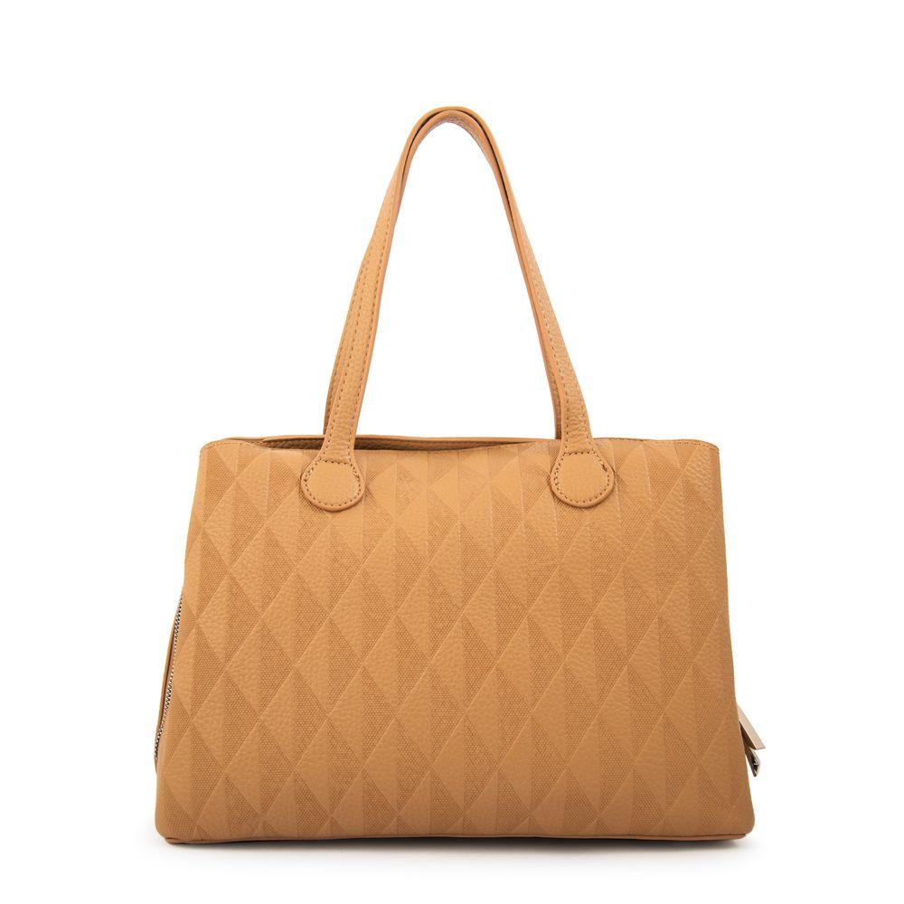 Cartera tote francini mediana camel-2