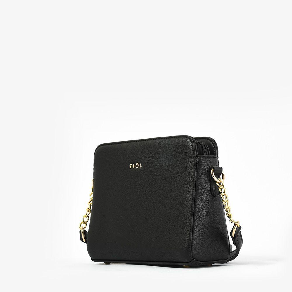 Bismarin Cartera Tipo Bandolera Negro-2