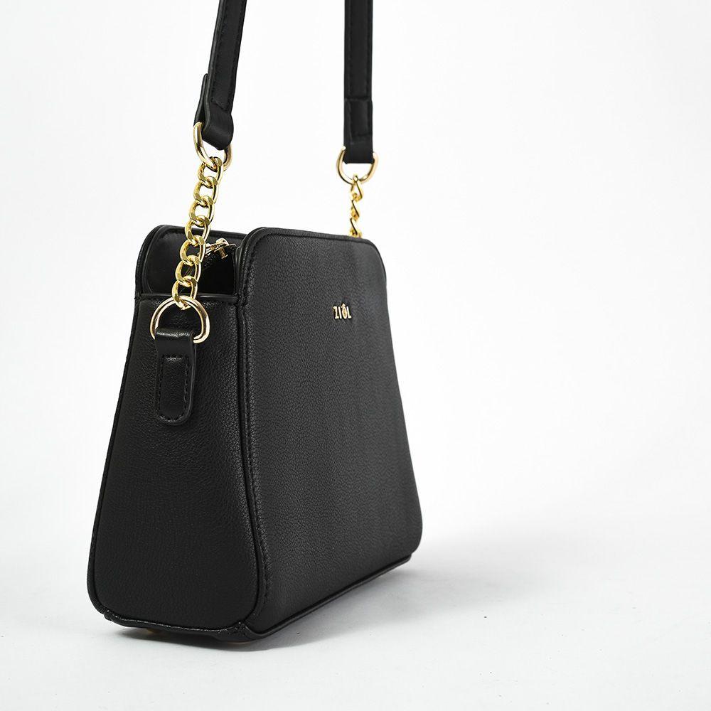 Bismarin Cartera Tipo Bandolera Negro-1