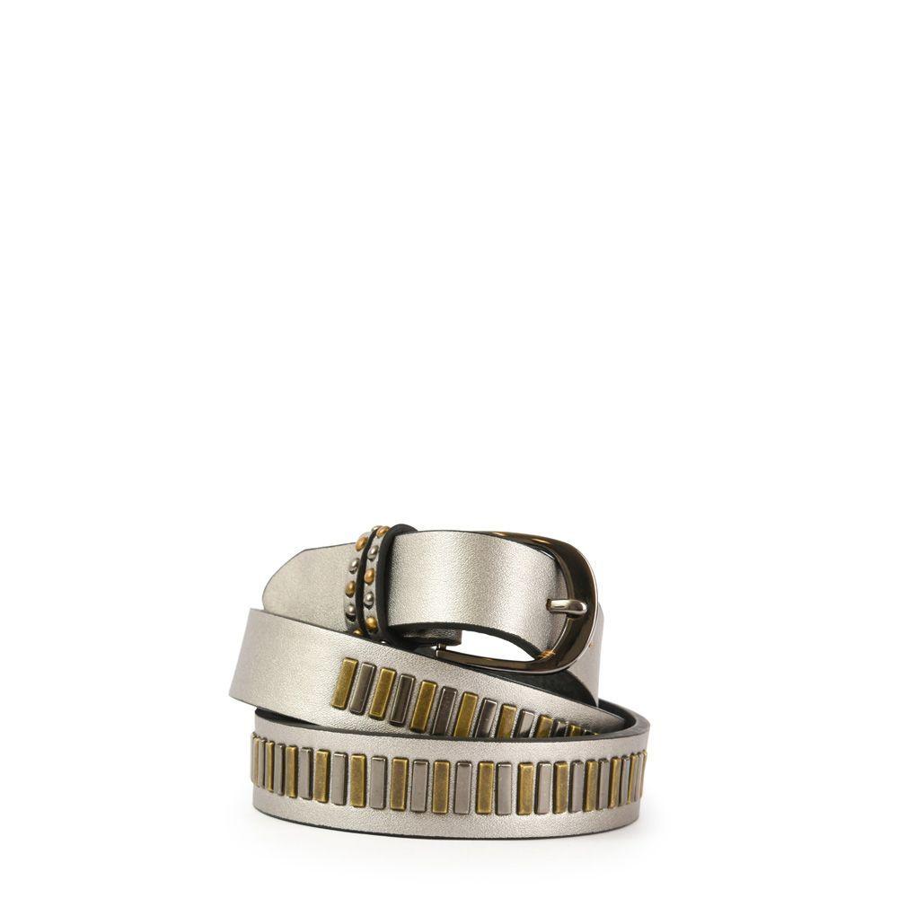 Cinturon Bausen Plateado Oscuro Ziol-0