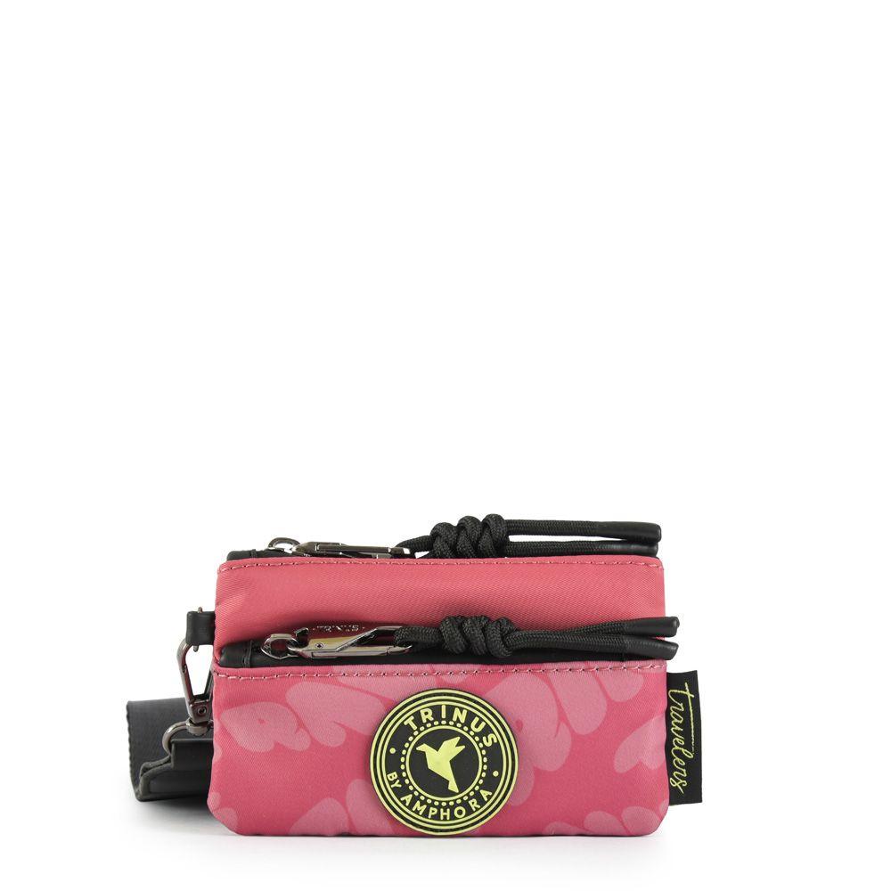 Monedero rectangular parl rosa viejo-0