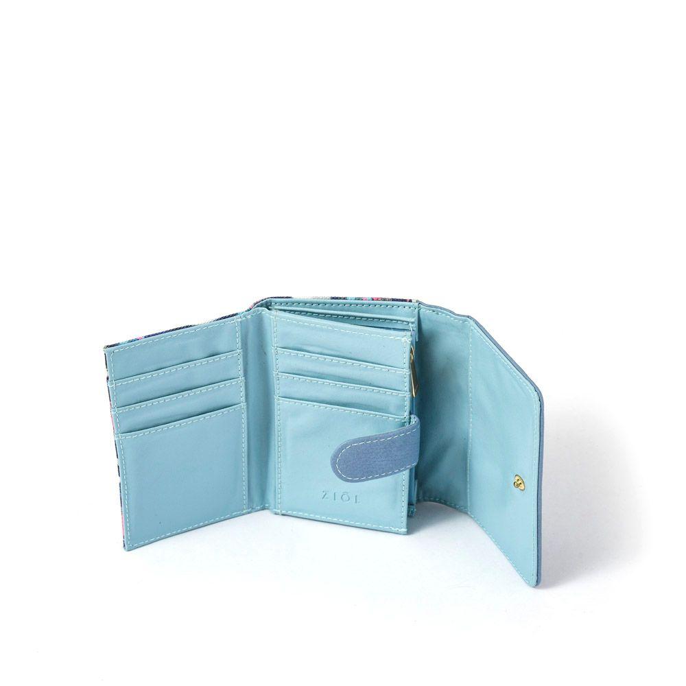 Billetera acordeon pequeña birdi celeste-2