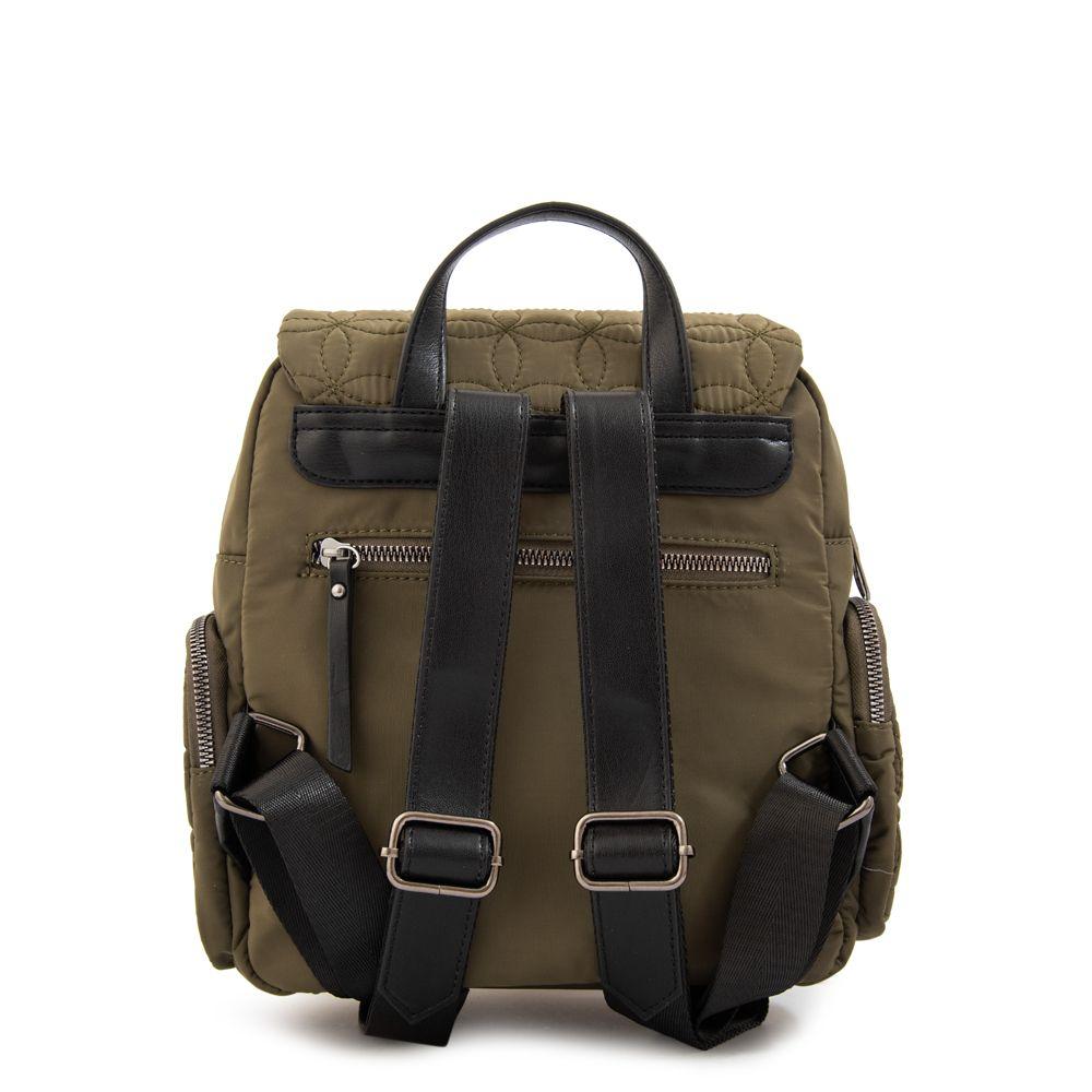 Mochila con tapa sahara pequeña verde oliva-2