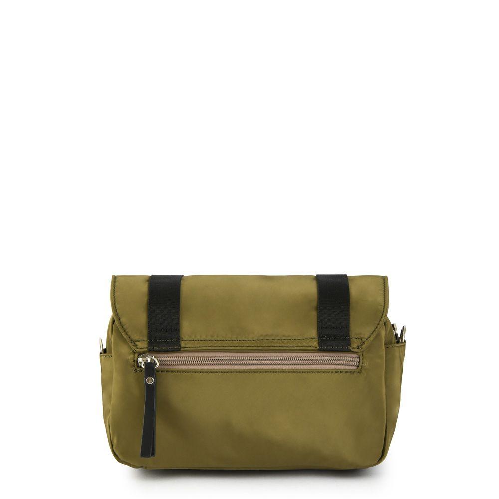 Cartera bandolera mediana ivonne verde oliva-2
