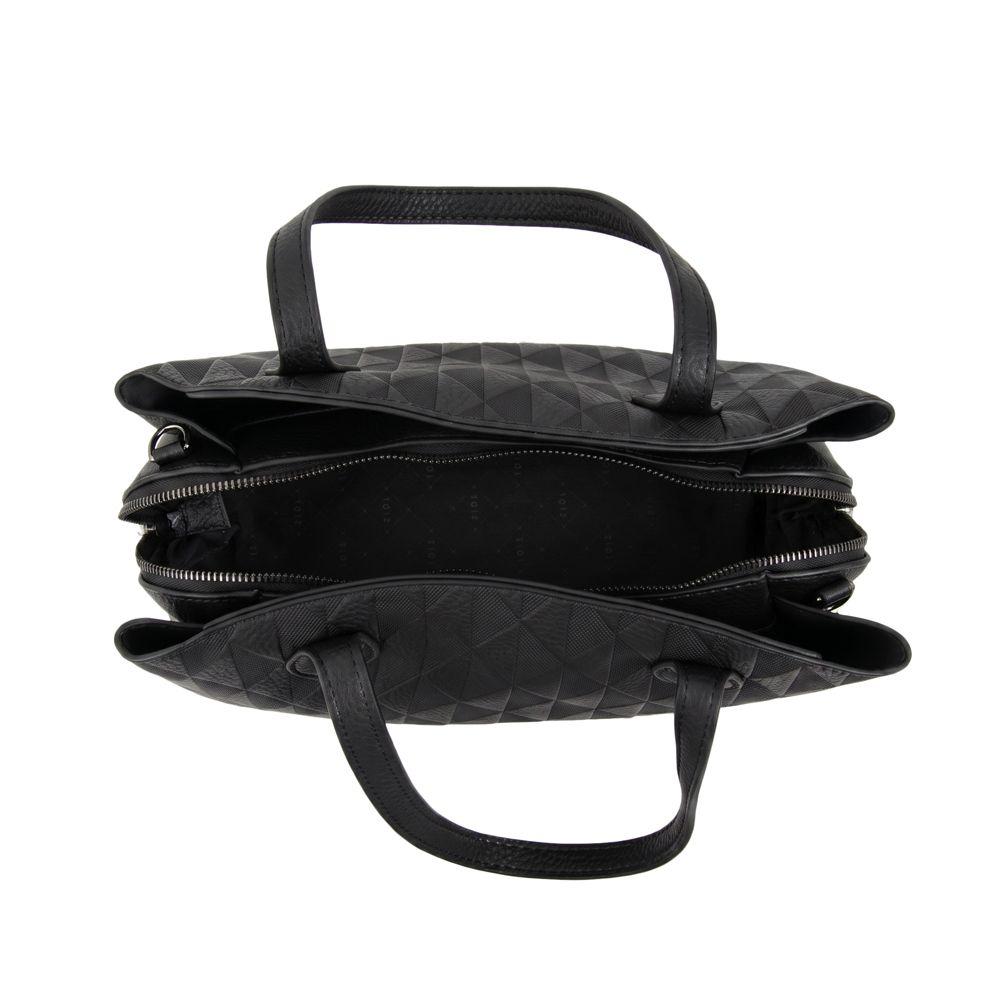 Cartera tote francini mediana negro-3