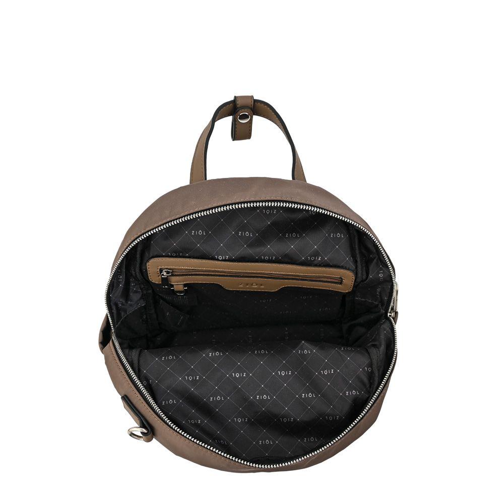 Mochila mediana penny taupe oscuro-3