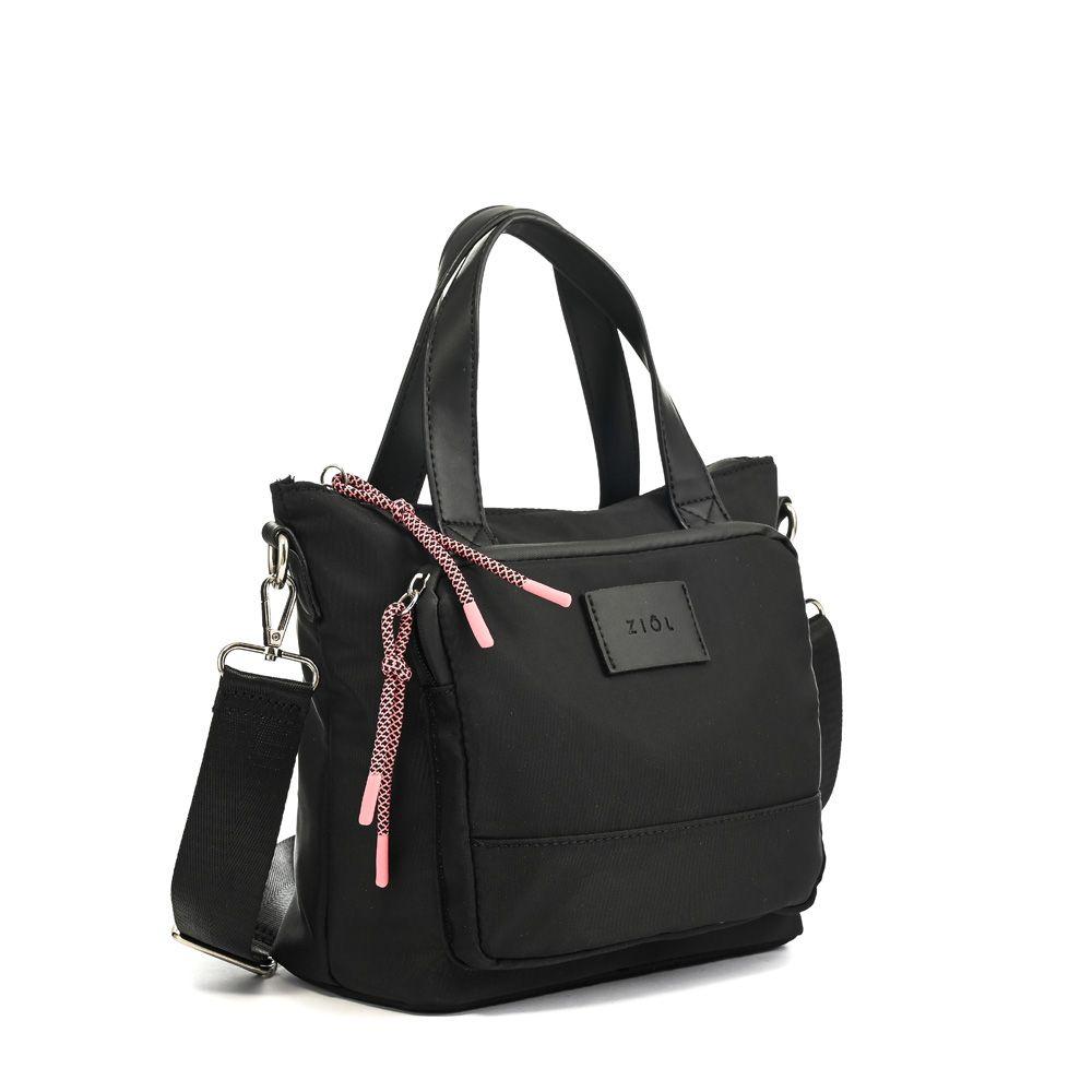 Cartera dos asas pequeña amaltea negro-1