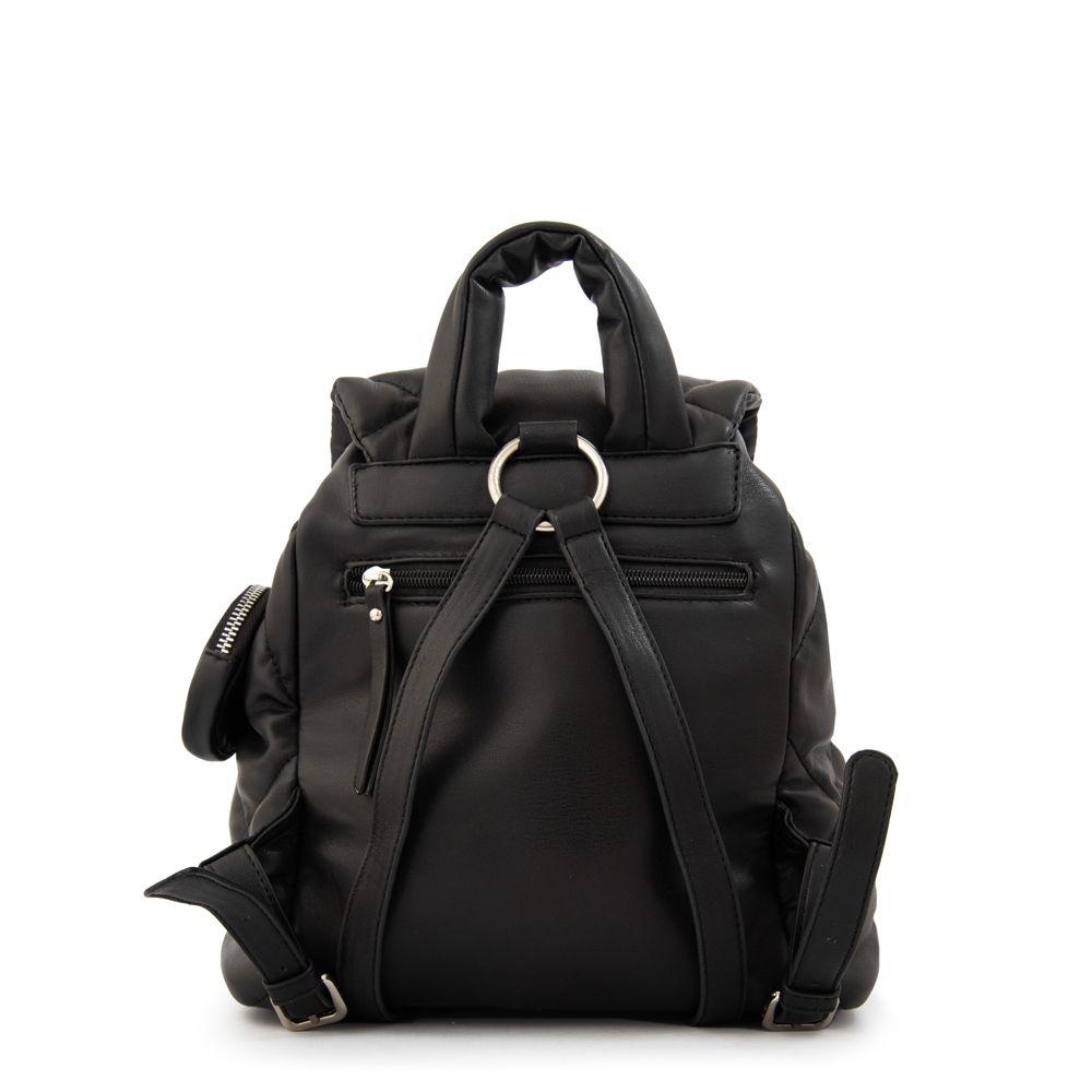 Mochila con tapa linn mediana negro especial-2