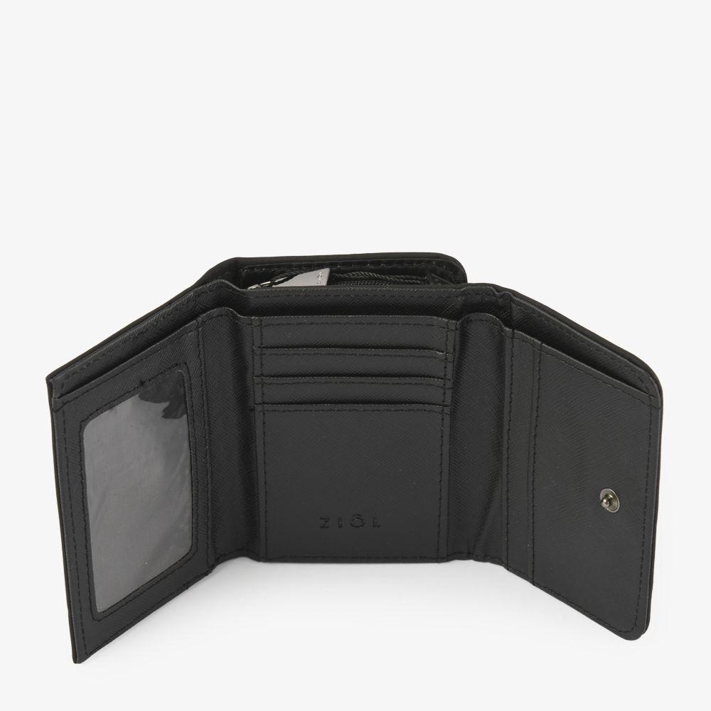 Oblina Billetera Cierre Exterior Chica Negro-2