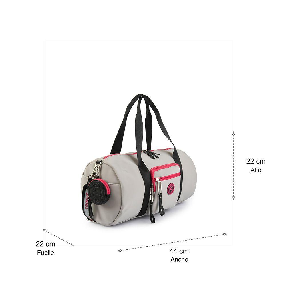 Cartera Dos Asas Grande Darby Gris-4