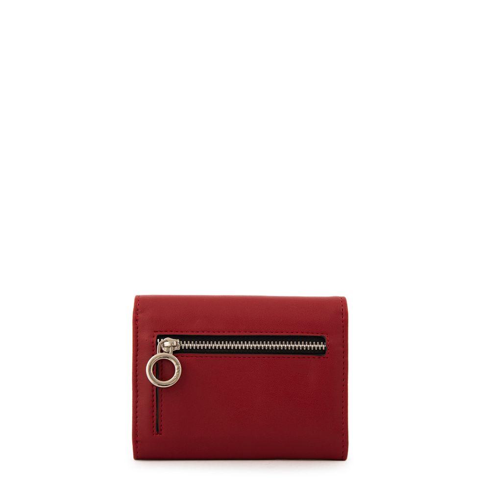 Billetera demin pequeña rojo-1
