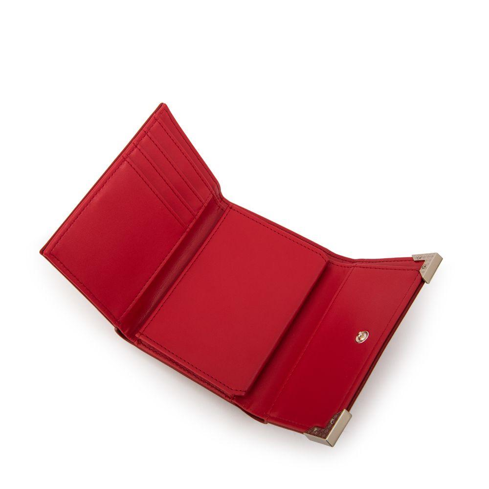 Billetera demin pequeña rojo-2