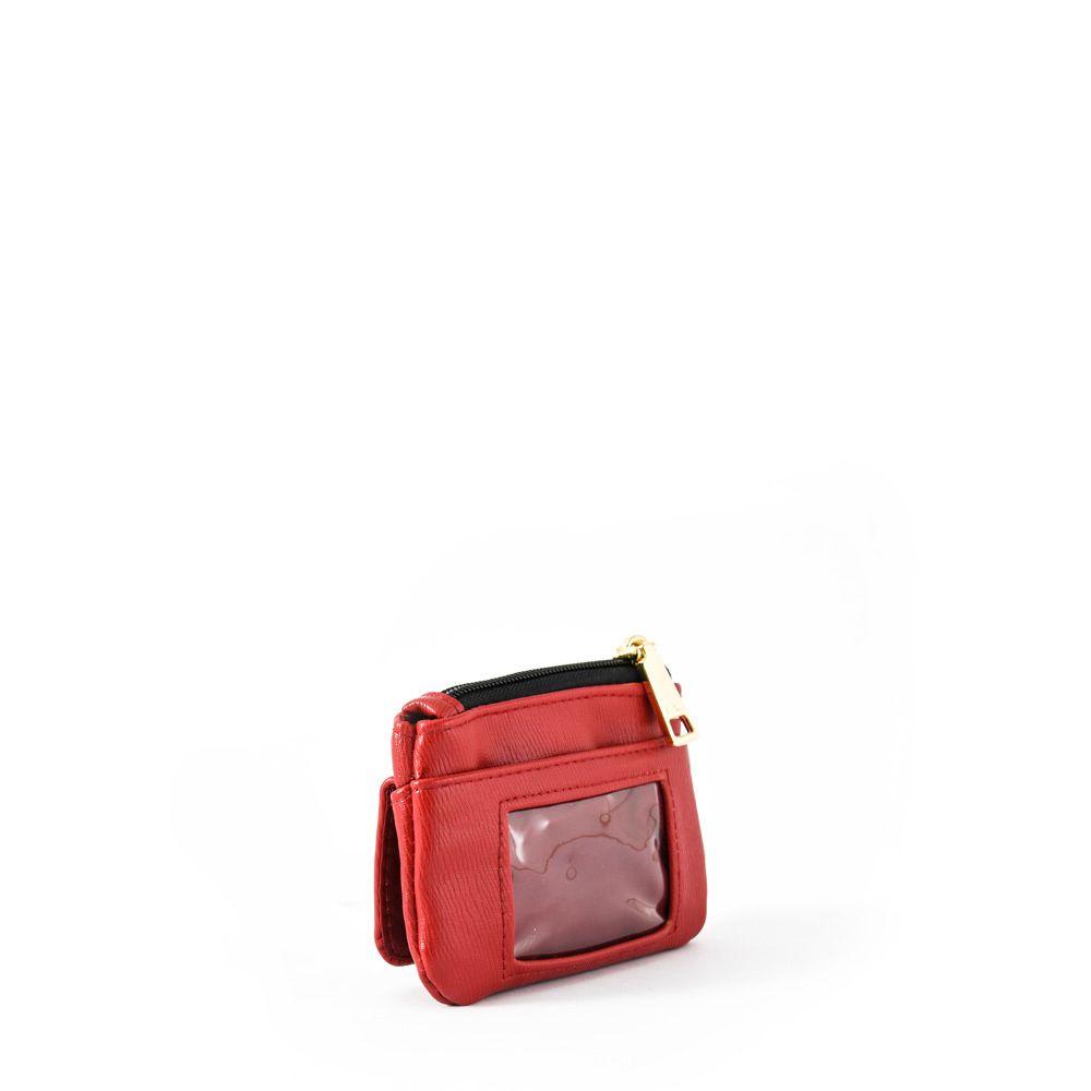 Monedero bolsillo frontal fraila pequeña rojo-1