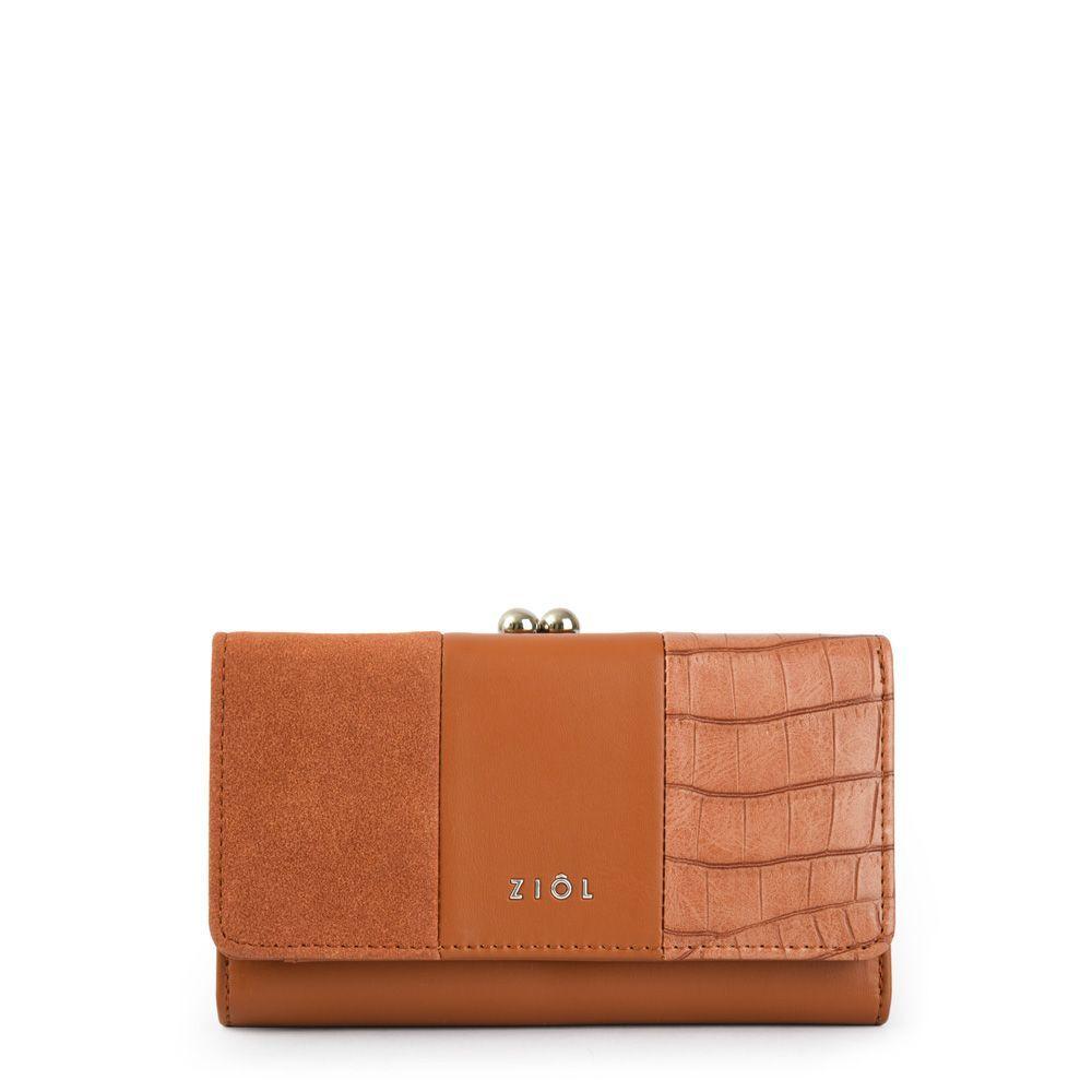 Billetera Ziol Mediana Epoque Café-0