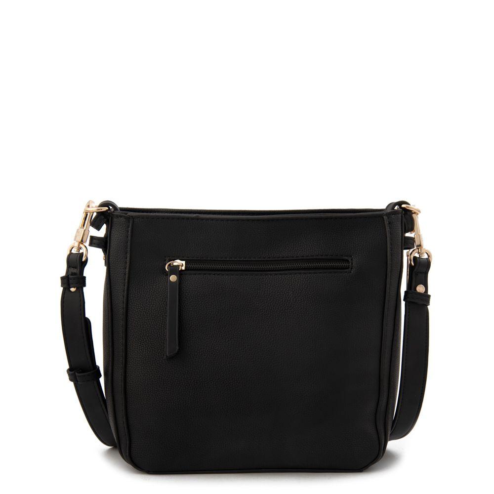 Cartera bandolera mediana polete negro-2