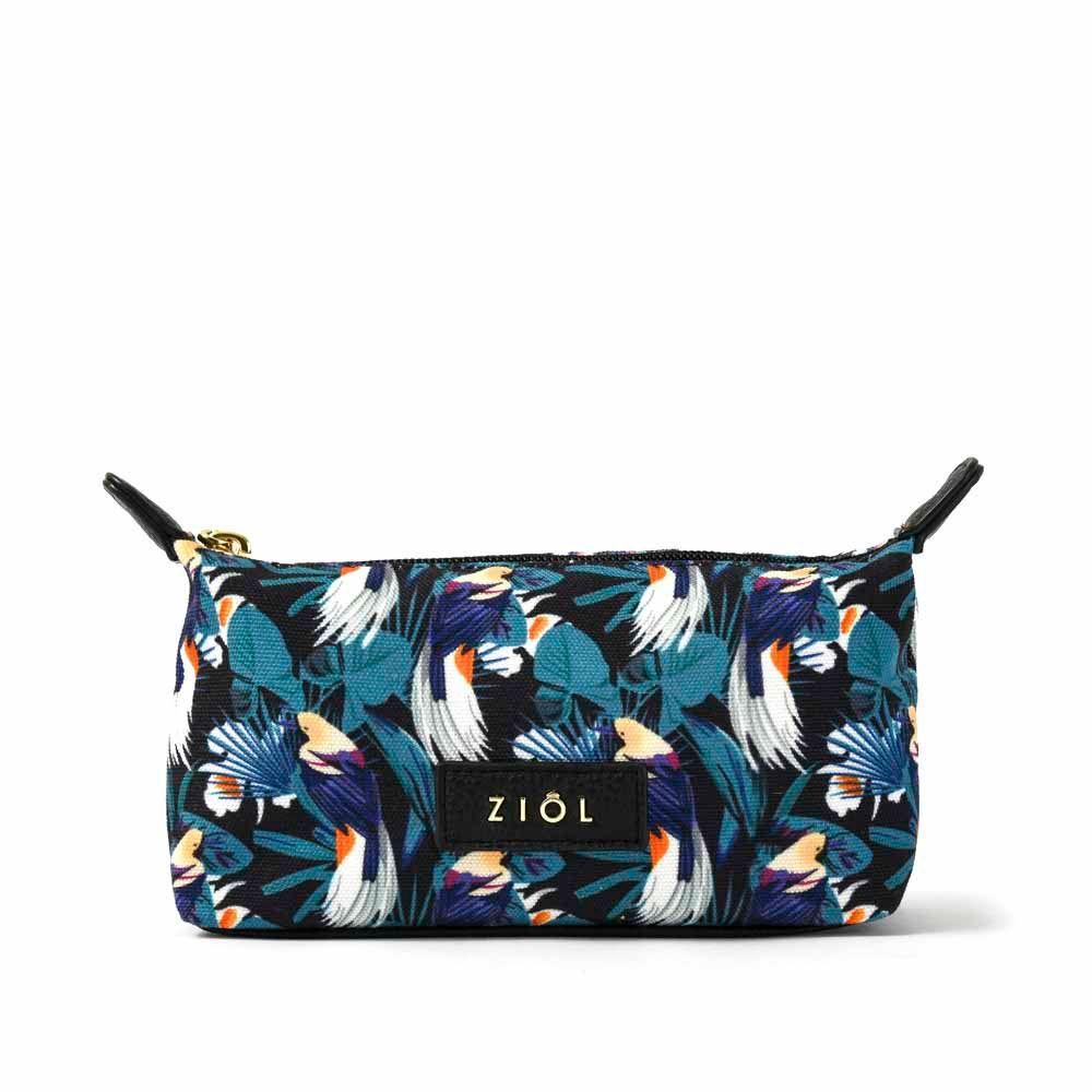 Cosmetiquero ovalado mediana birdi negro-0