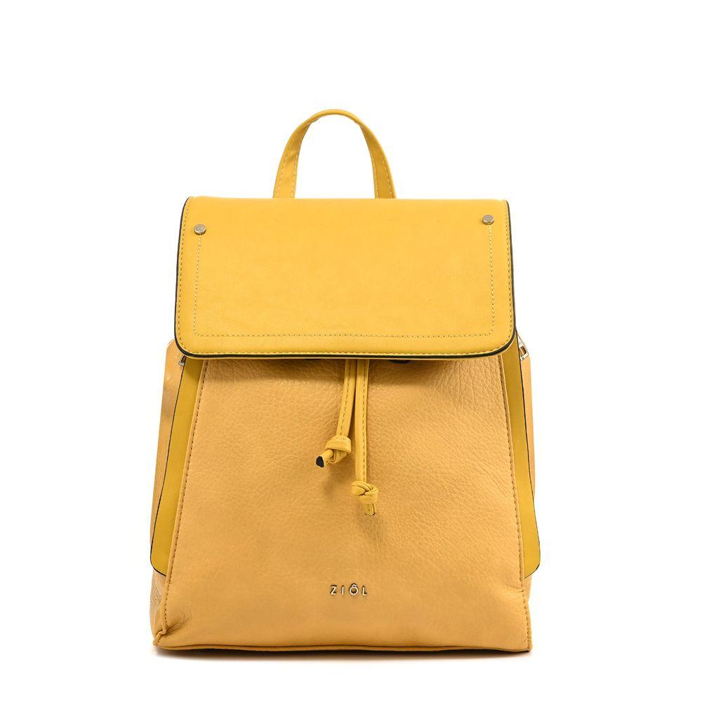 Mochila con tapa mediana mercury amarillo-0