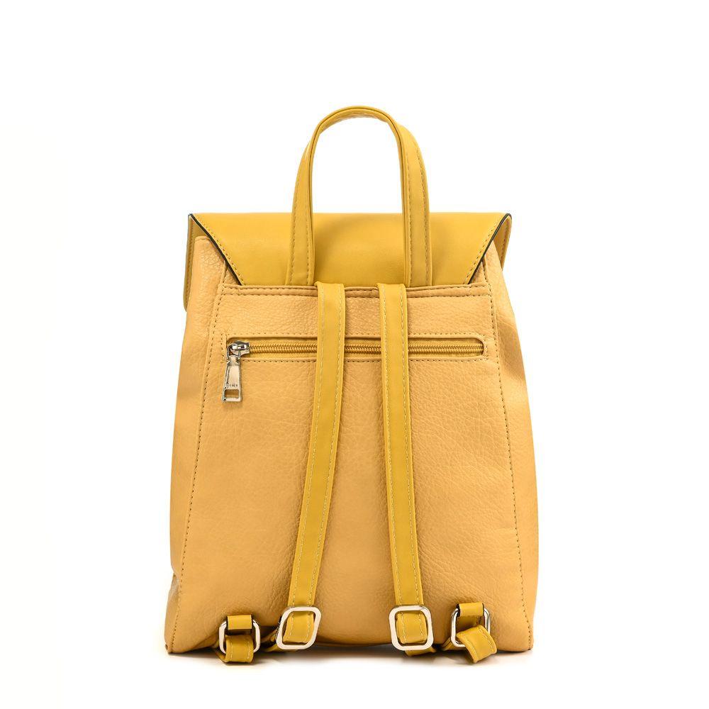 Mochila con tapa mediana mercury amarillo-2