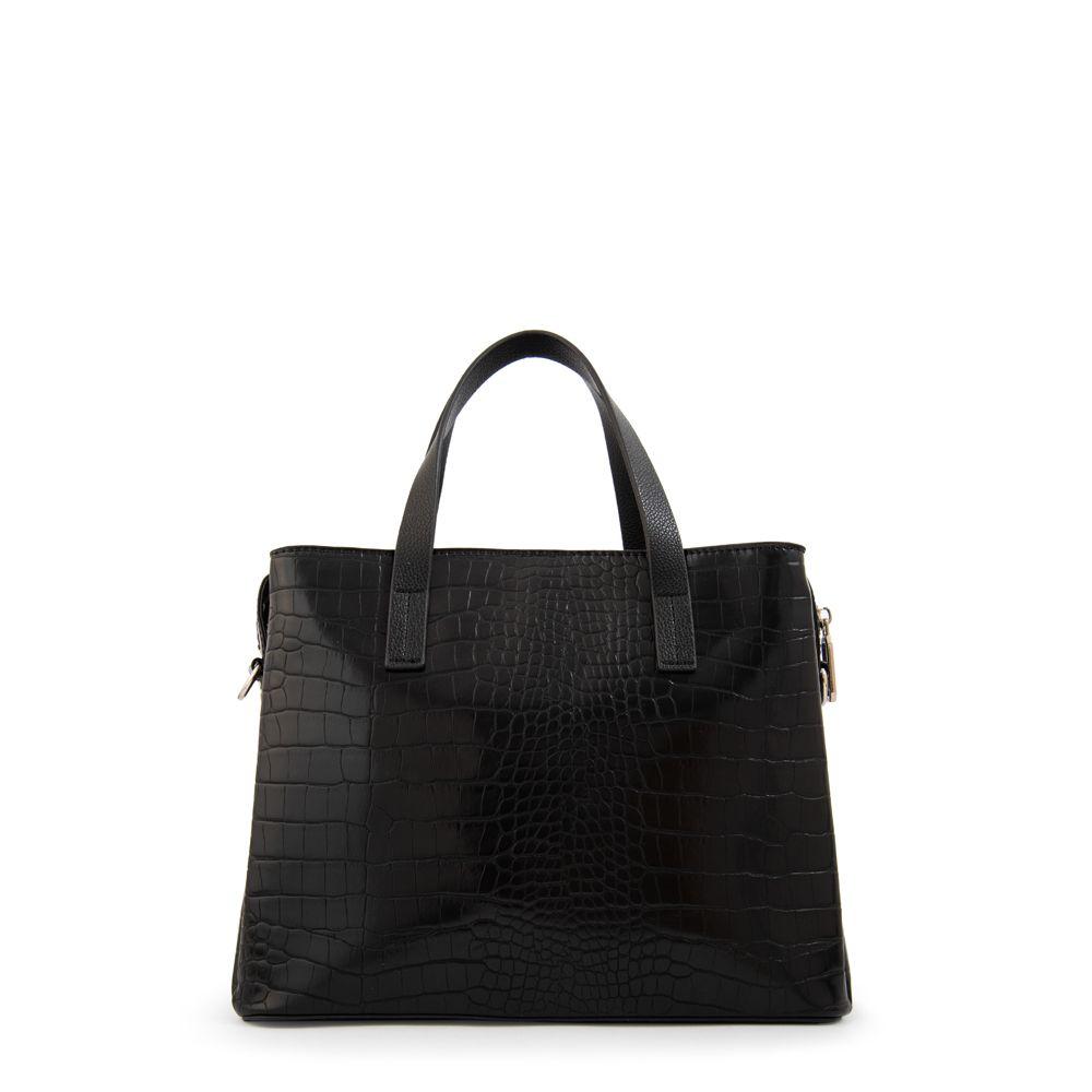 Cartera Dos Asas tres divisiones aurora mediana negro especial-2