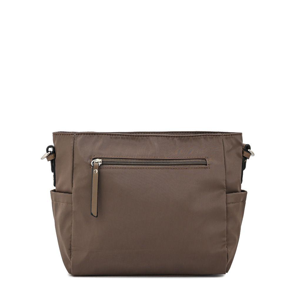 Cartera bandolera pequeña penny taupe oscuro-2