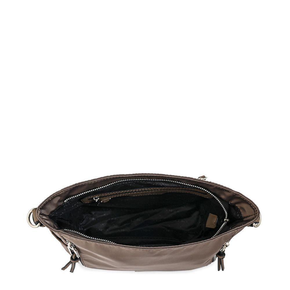 Cartera bandolera pequeña penny taupe oscuro-3