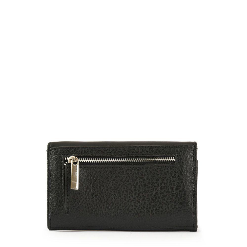 Monedero redondo pequeña clara negro-1