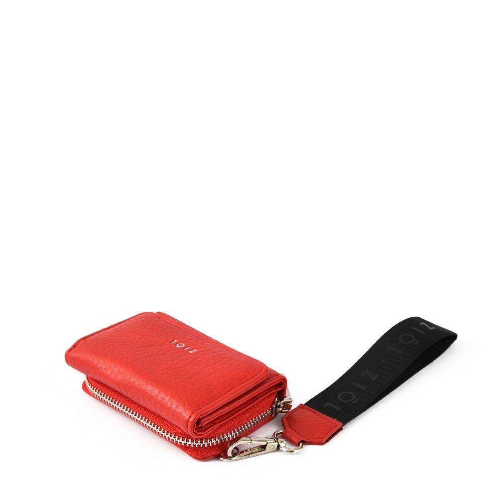 Billetera cierre exterior pequeña famille rojo-1