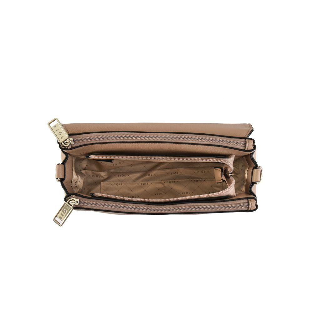 Cartera bandolera mediana jaidy taupe-3