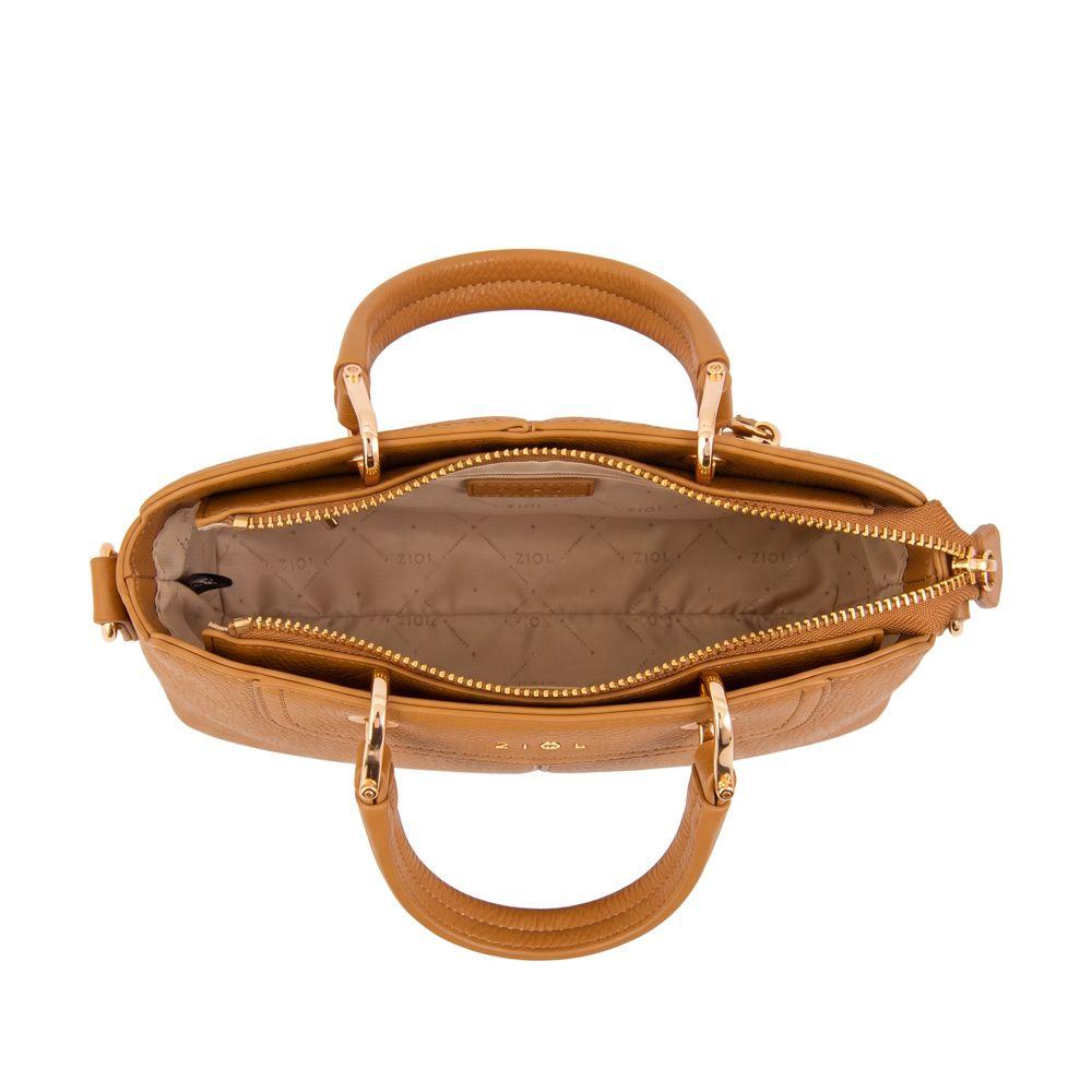 Cartera bandolera elvira mediana camel-3