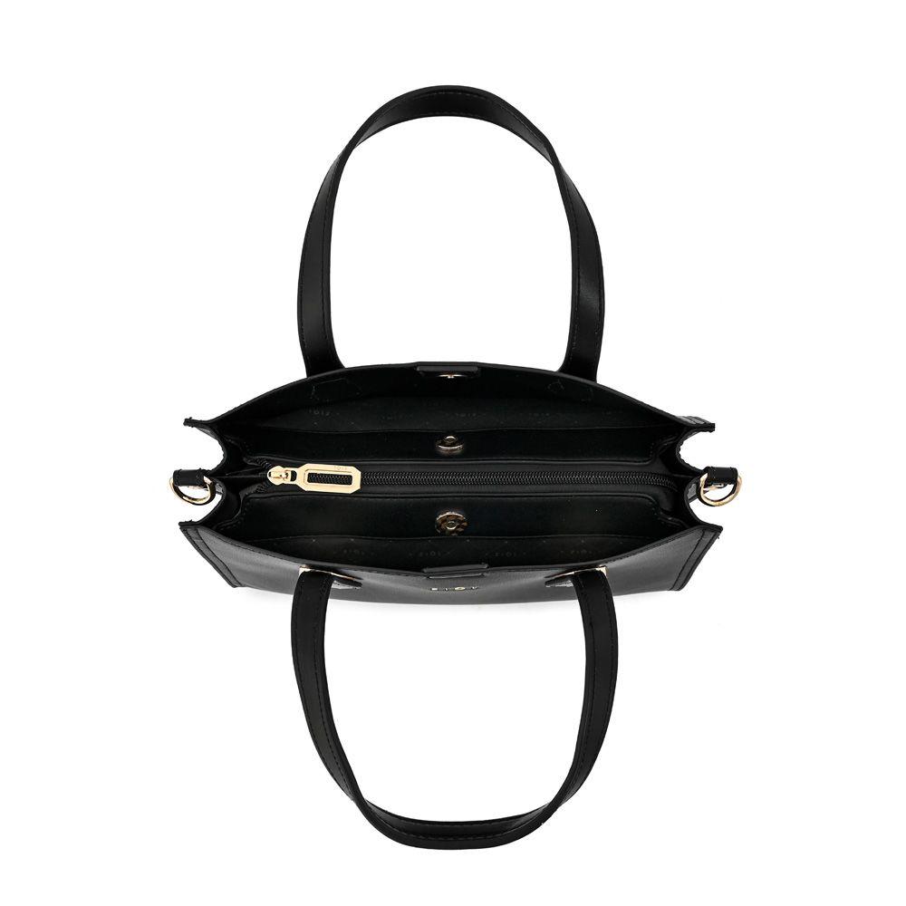 Cartera dos asas mediana felicia negro-3