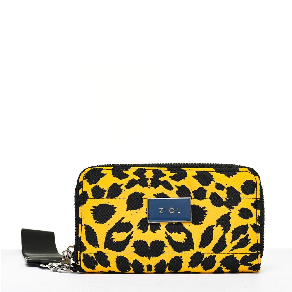 Billetera mediana tanzania amarillo-0