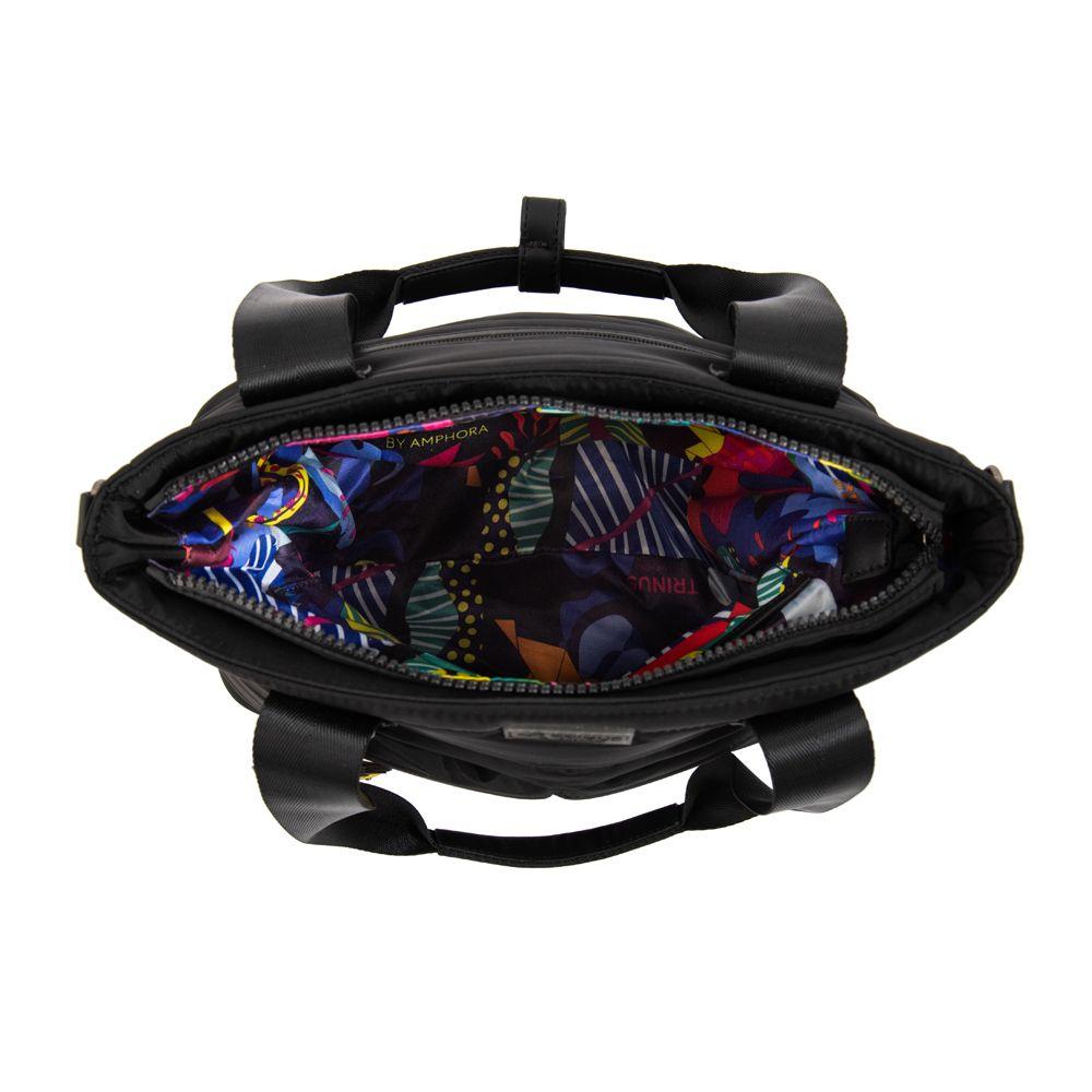 Cartera tote shopping tiana mediana negro-4